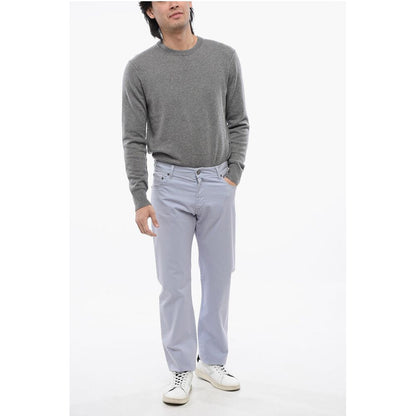 Corneliani ID 5-Pocketed Stretch Cotton Pants with Belt Loops