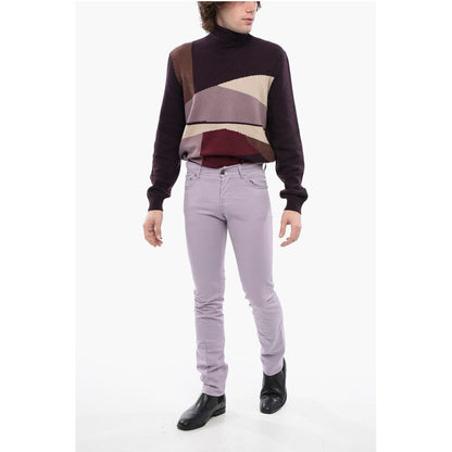 Corneliani ID 5-Pocketed Stretch Cotton Pants with Belt Loops