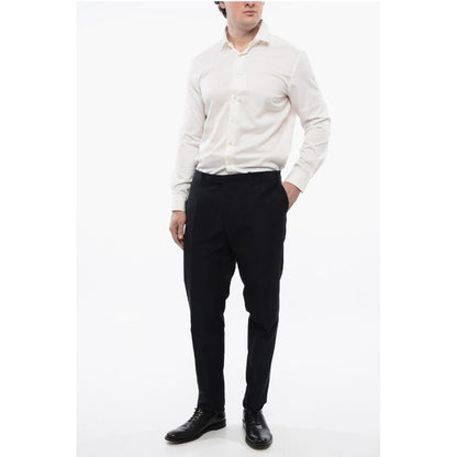 Corneliani CC COLLECTION Cotton and Linen RIGHT 4-Pocketed Pants