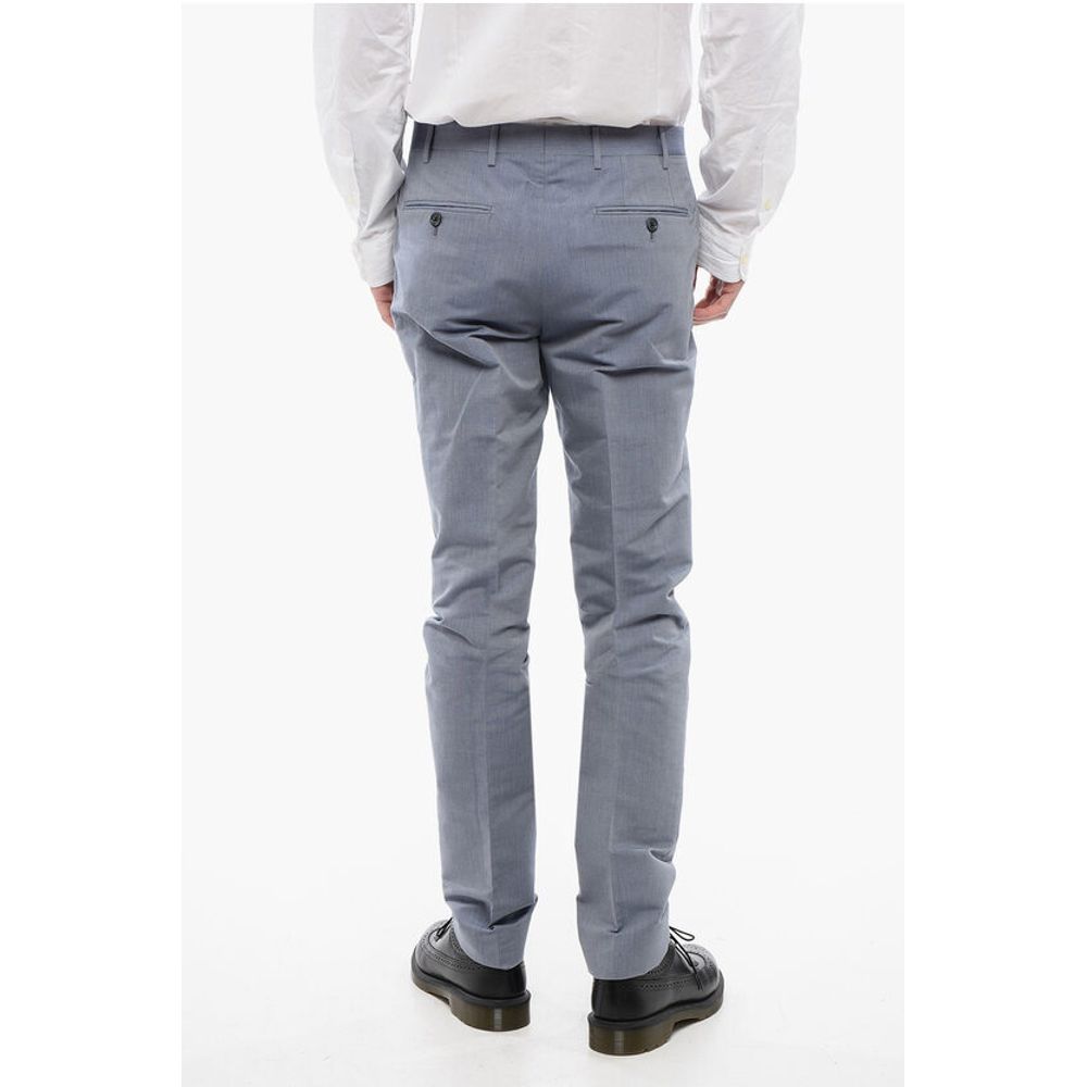Corneliani CC COLLECTION 4-Pocketed Pique Cotton Pants