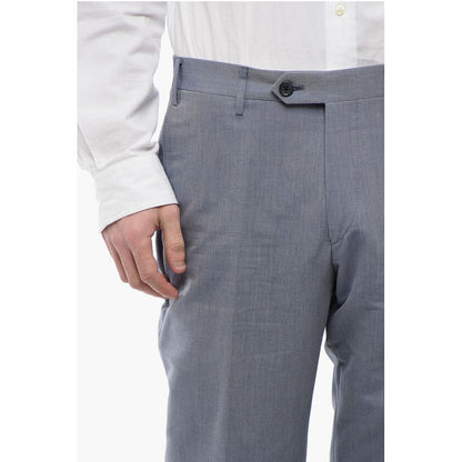 Corneliani CC COLLECTION 4-Pocketed Pique Cotton Pants