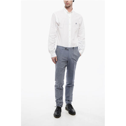 Corneliani CC COLLECTION 4-Pocketed Pique Cotton Pants
