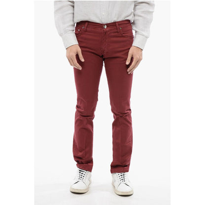 Corneliani ID LUXURY DENIM Ton-sur-ton Embroidered Denims