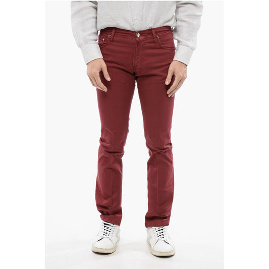Corneliani ID LUXURY DENIM Ton-sur-ton Embroidered Denims