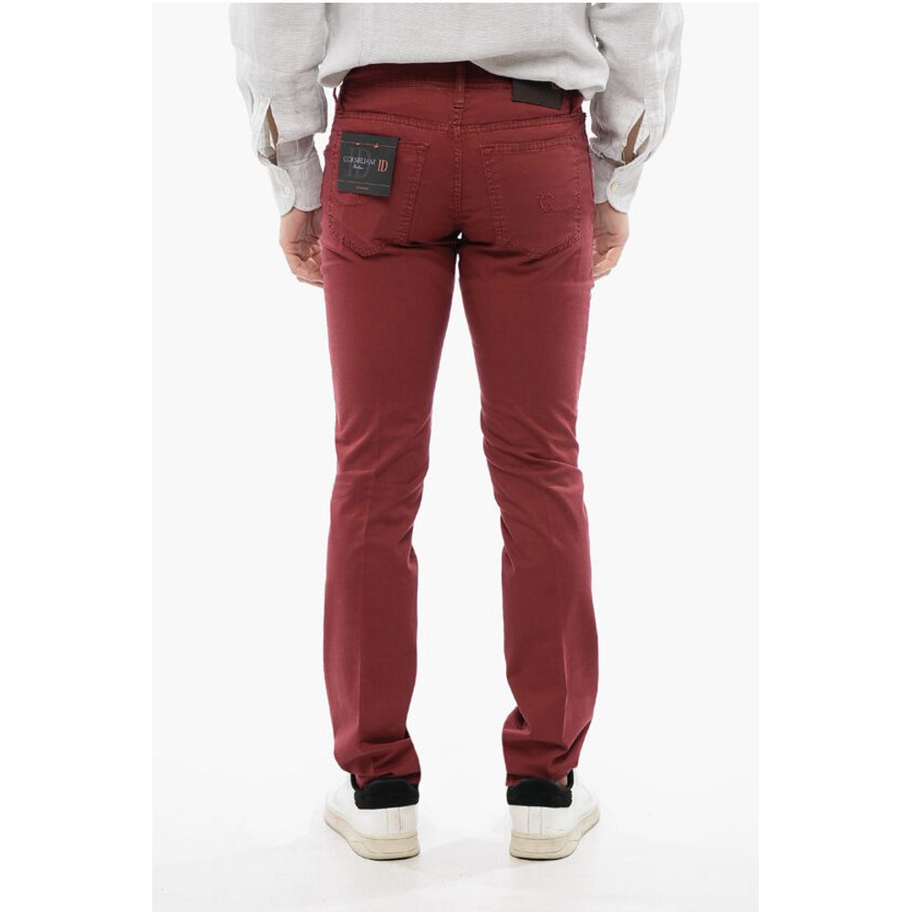 Corneliani ID LUXURY DENIM Ton-sur-ton Embroidered Denims