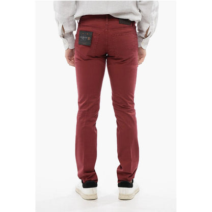 Corneliani ID LUXURY DENIM Ton-sur-ton Embroidered Denims