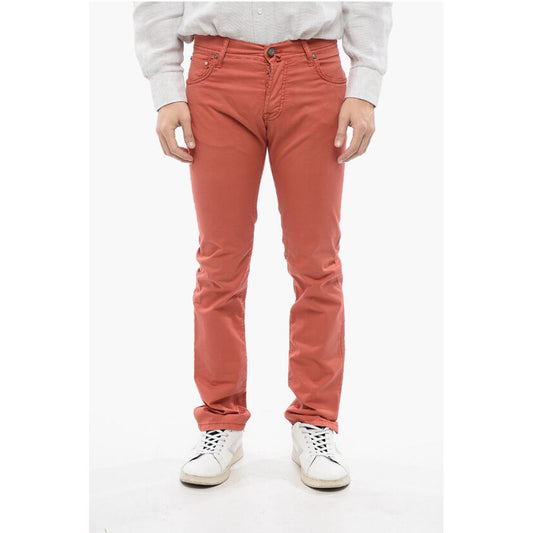 Corneliani ID LUXURY DENIM Ton-sur-ton Embroidered Denims