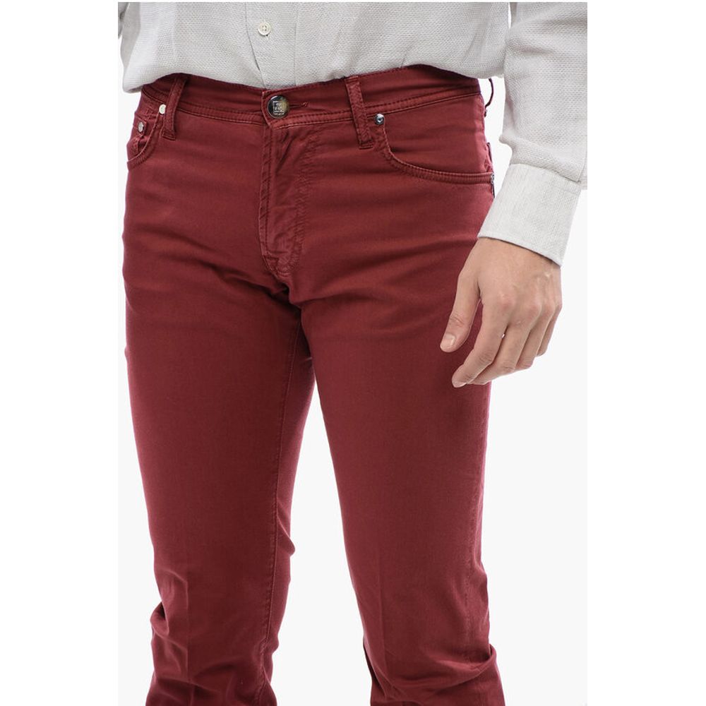 Corneliani ID LUXURY DENIM Ton-sur-ton Embroidered Denims