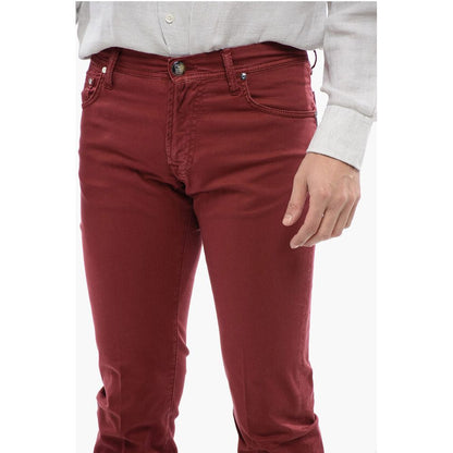 Corneliani ID LUXURY DENIM Ton-sur-ton Embroidered Denims