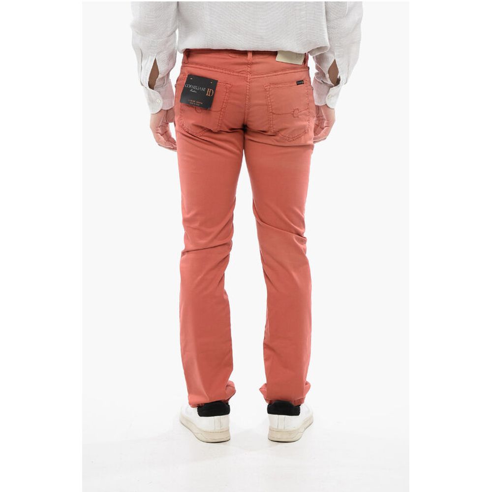 Corneliani ID LUXURY DENIM Ton-sur-ton Embroidered Denims
