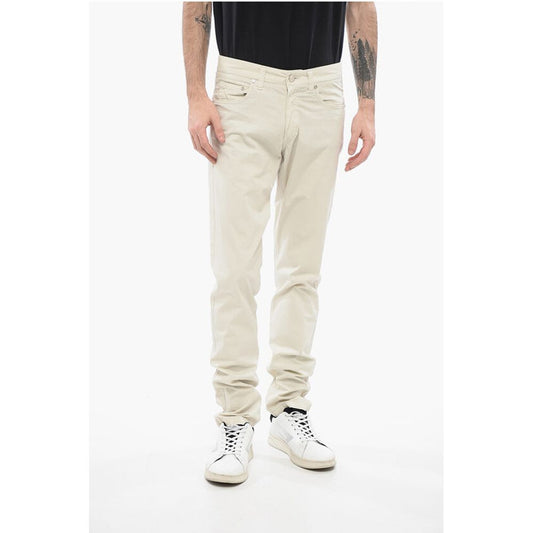 Corneliani ID Cotton Pants with Suede Patch