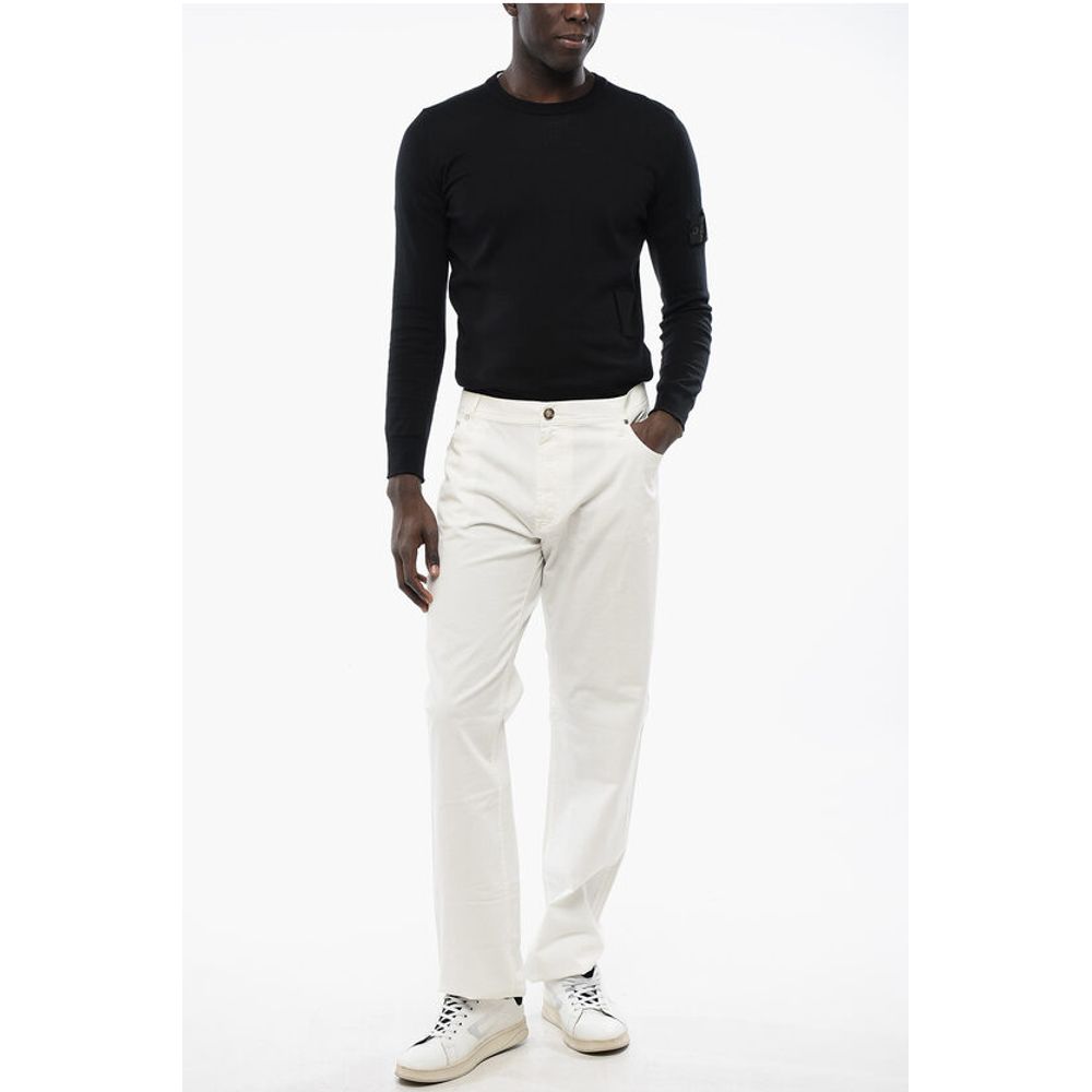 Corneliani ID LUXURY DENIM Ton-sur-ton Embroidered Denims