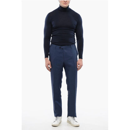 Corneliani 4-Pocketed ACADEMY Pure Linen Pants