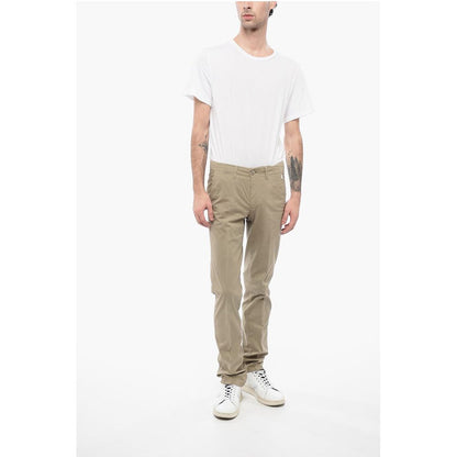 Corneliani ID Stretch Cotton Chinos Pants with Belt Loops