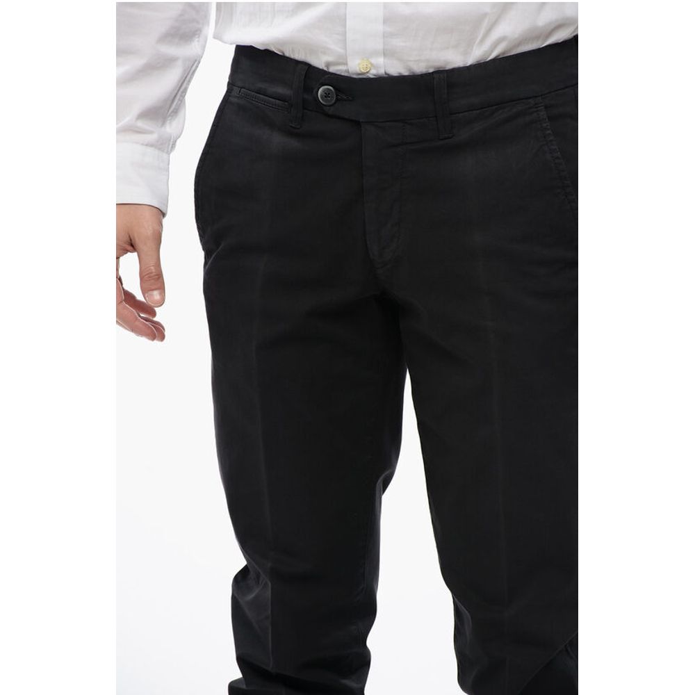 Corneliani ID Stretch Cotton Chinos Pants with Belt Loops
