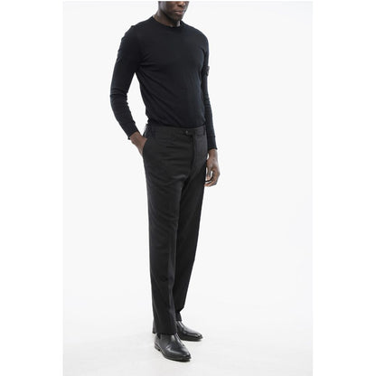 Corneliani Concealed Closure ACADEMY Virgin Wool Pants