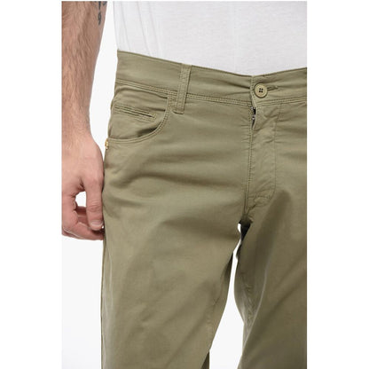 Corneliani CC COLLECTION 5-Pocketed Stretch Cotton Pants