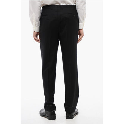 Corneliani Extrafine Virgin Wool LEADER Pants with Belt Loops