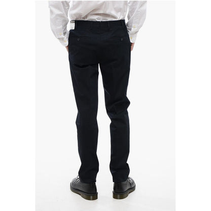 Corneliani Stretch Cotton LEADER Chinos Pants with Belt Loops