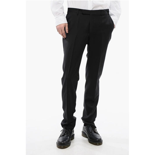 Corneliani CC COLLECTION 4-Pocketed Virgin Wool Pants