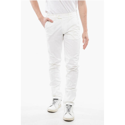 Corneliani ID Cotton Stretch Regular Waist Straight Leg Pants