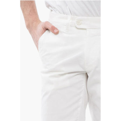 Corneliani ID Cotton Stretch Regular Waist Straight Leg Pants