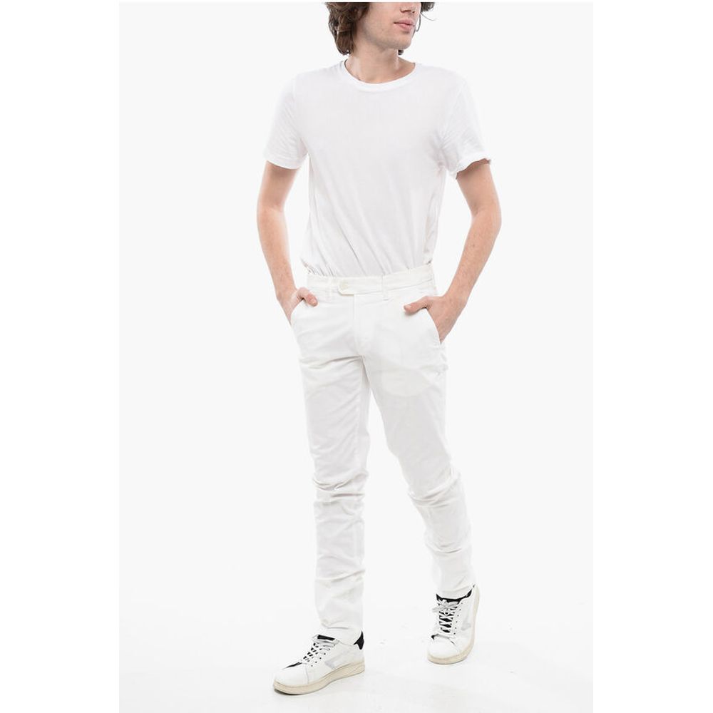 Corneliani ID Cotton Stretch Regular Waist Straight Leg Pants