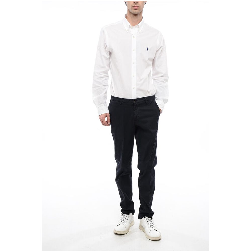 Corneliani CC COLLECTION Regular Fit Stretch Cotton Chino Pants
