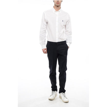 Corneliani CC COLLECTION Regular Fit Stretch Cotton Chino Pants