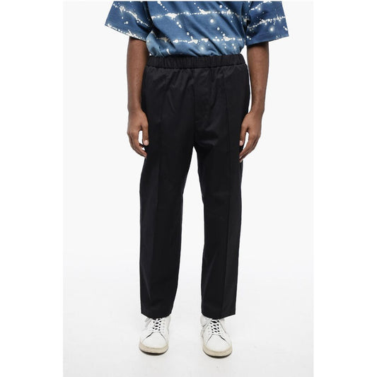 Jil Sander 4-Pocketed Cotton Pants with Elastic Waistband