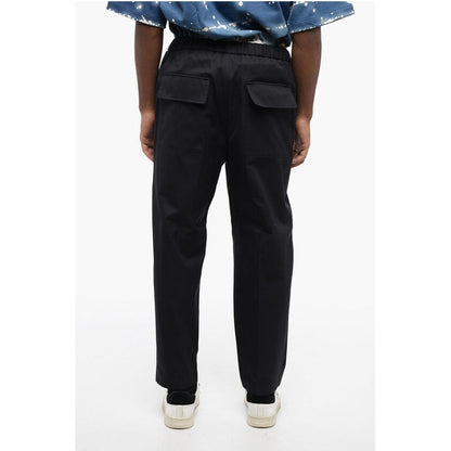 Jil Sander 4-Pocketed Cotton Pants with Elastic Waistband