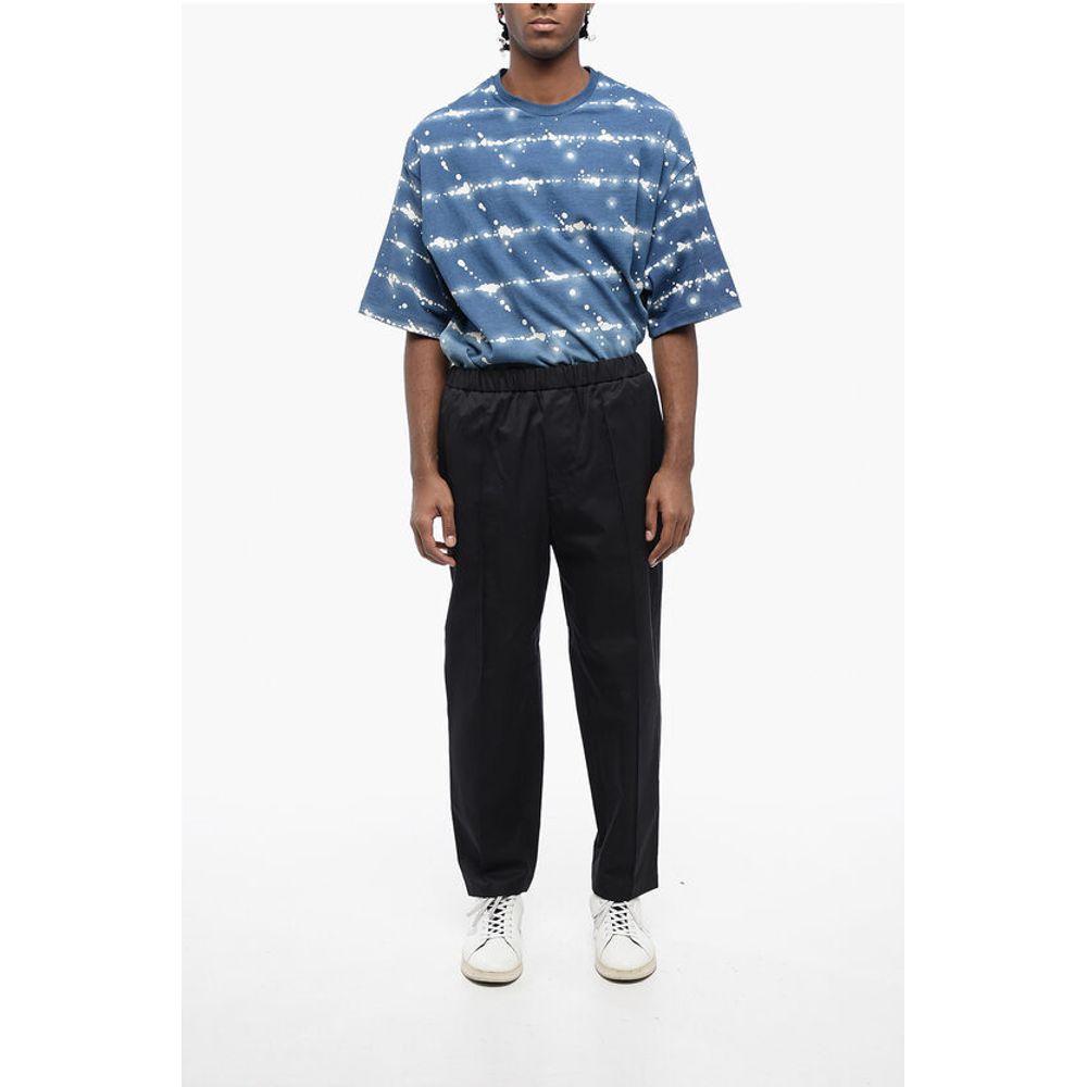Jil Sander 4-Pocketed Cotton Pants with Elastic Waistband