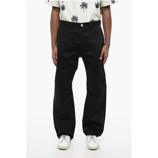 Jil Sander 5-Pocket Twill Cotton Pants with Belt Loops