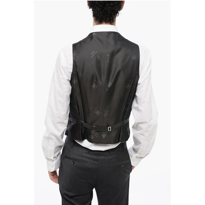 Corneliani Center Vent Peak Lapel CERIM.ACADEMY 3 Piece Waistcoat Suit