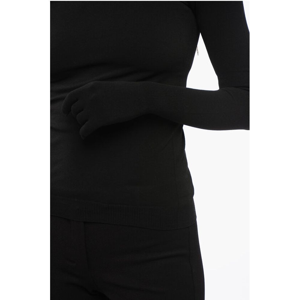 Balenciaga Turtleneck Sweater with Touchscreen Gloves