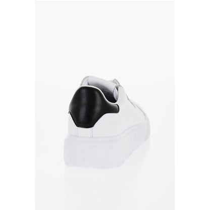 Moschino LOVE Leather HEART45 Low-Top Sneakers with Sole 4,5cm