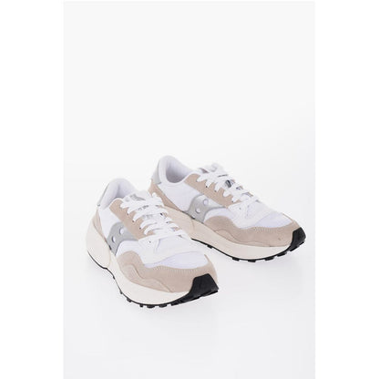 Saucony Suede and Fabric JAZZ NXT Low-Top Sneakers with Contrast Det