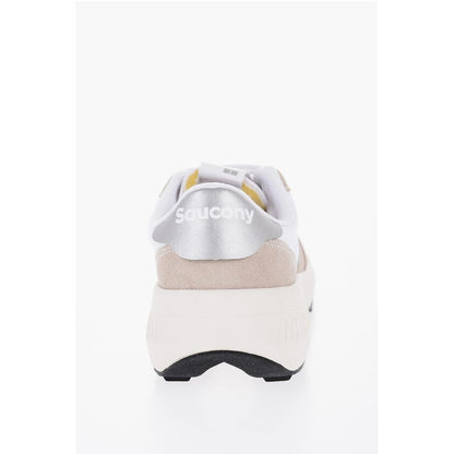 Saucony Suede and Fabric JAZZ NXT Low-Top Sneakers with Contrast Det