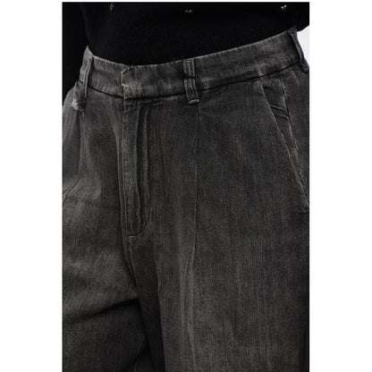 R13 Single-pleated Wide Leg Denims 27cm