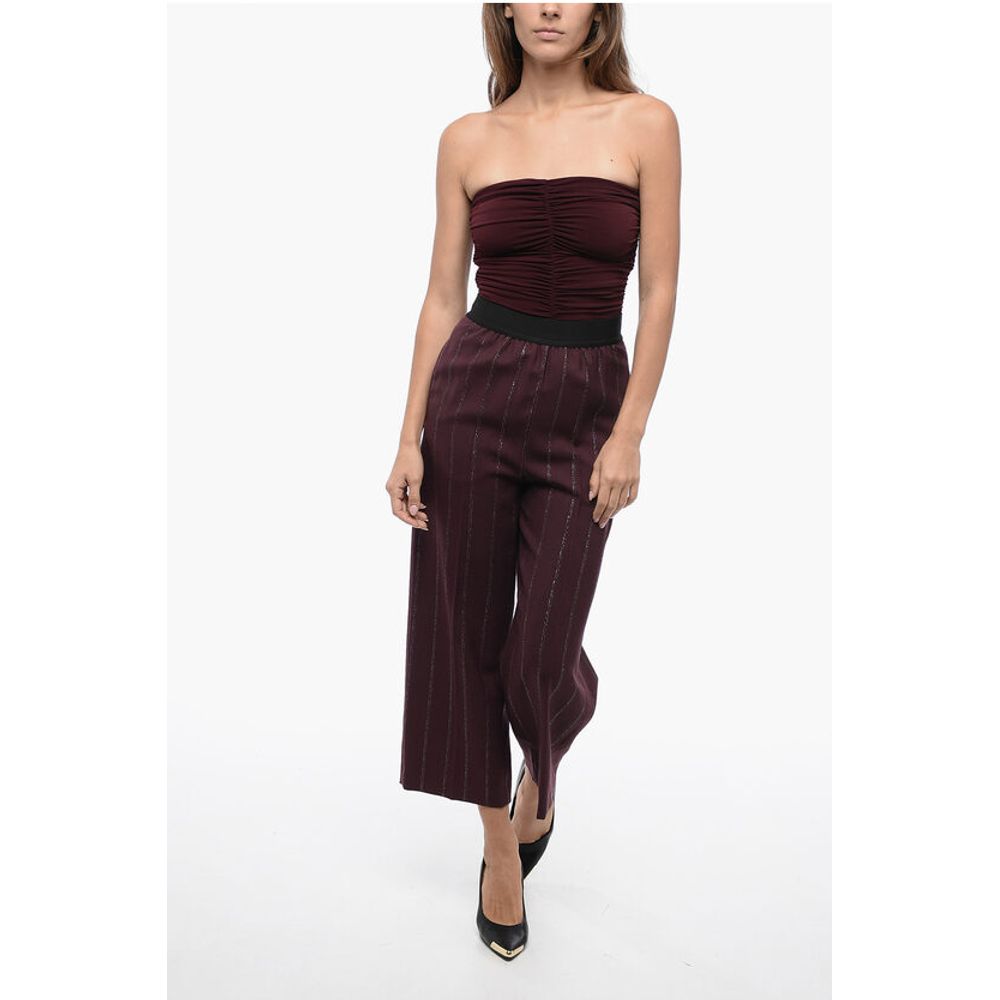Stella McCartney Flanel Pants with Lurex Detail