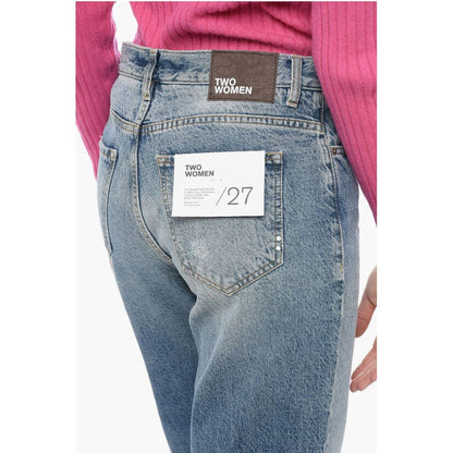 Two Women Two Men Straight Leg Faded Effect JOLIE Denims 22cm