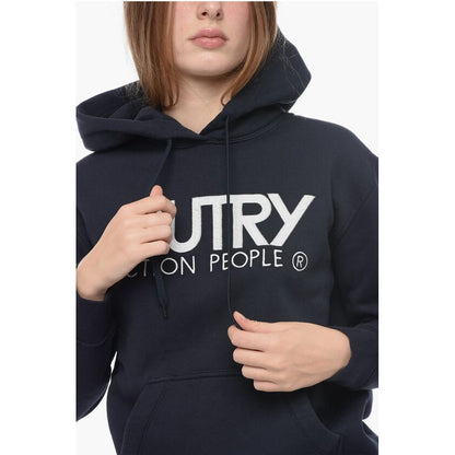 Autry Fleeced cotton Hoodie with Contrasting Logo