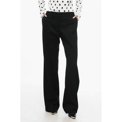 Jil Sander Grain de Poudre Wool Pants with Relaxed Fit