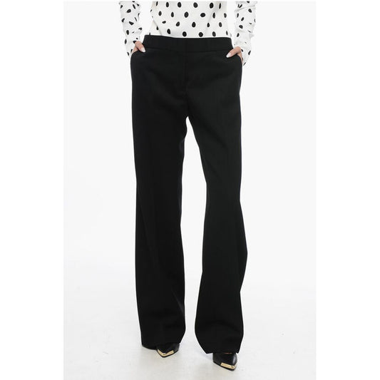 Jil Sander Grain de Poudre Wool Pants with Relaxed Fit