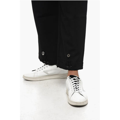 Armani EMPORIO 3-Pocket Pants with Drawstringed Waist and Ankles