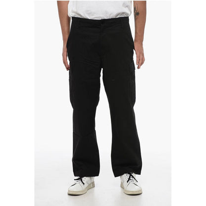 Kenzo Cotton Cargo Pants with Drawstringed Waistband