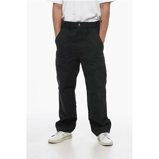Isabel Marant Cotton Carrot Fit Pants with Belt Loops