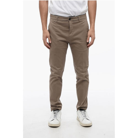 Department 5 Solid Color Stretch Cotton Chino Pants
