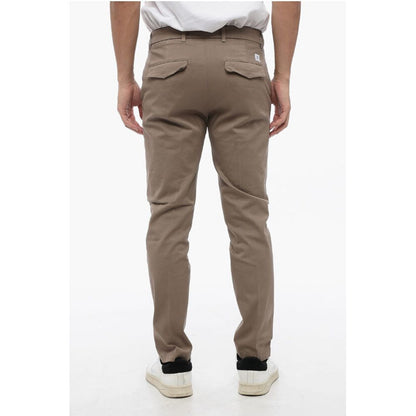 Department 5 Solid Color Stretch Cotton Chino Pants