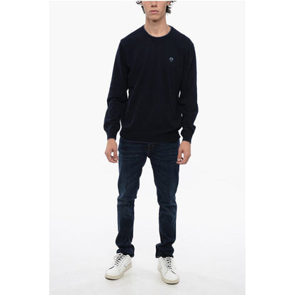 North Sails Wool Blend Crewneck Sweater with Contrasting Edges